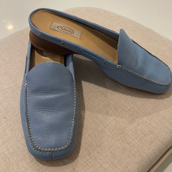Talbots Shoes - TALBOTS Baby blue mule loafer size 8.5